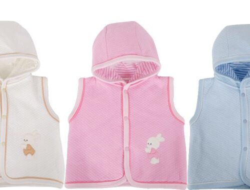 Sevi Bebe Kapşonlu Yelek (6 Lı Seri)