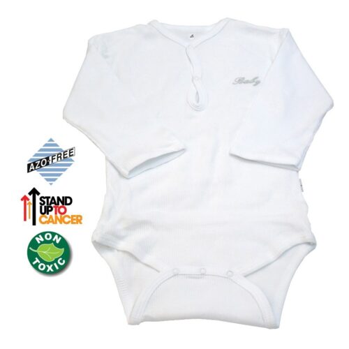 Sema Baby Uzun Kol Kaşkorse Badi (Body) - Beyaz 12-18 Ay