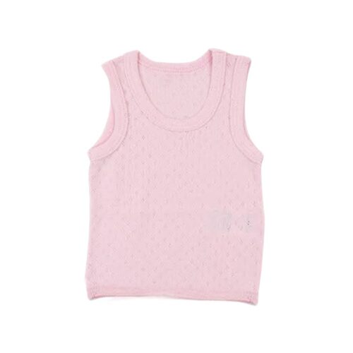 Sema Baby Sevi Jakarlı Kolsuz Atlet - Pembe 6 Ay