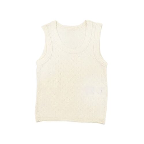 Sema Baby Sevi Jakarlı Kolsuz Atlet - Beyaz 12 Ay