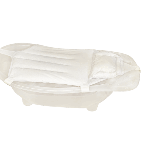 Sema Baby Köpüklü Kafa Destekli Bebek Banyo Filesi - Beyaz