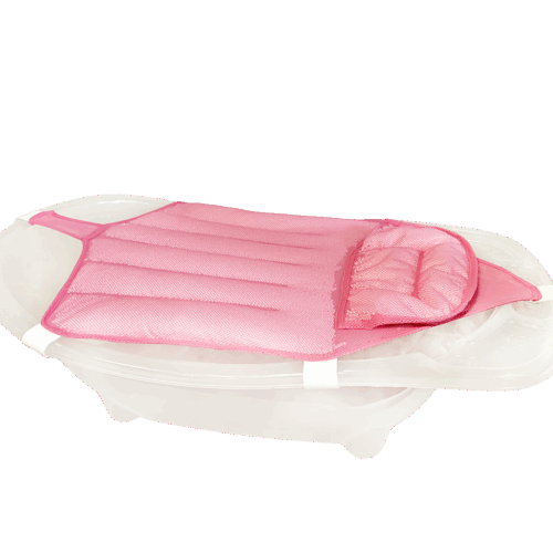 Sema Baby Köpüklü Kafa Destekli Bebek Banyo Filesi - Pembe