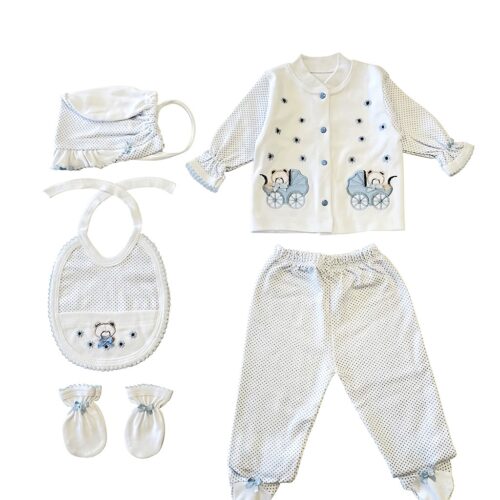 Sema Baby 5'li Set - Açık Mavi