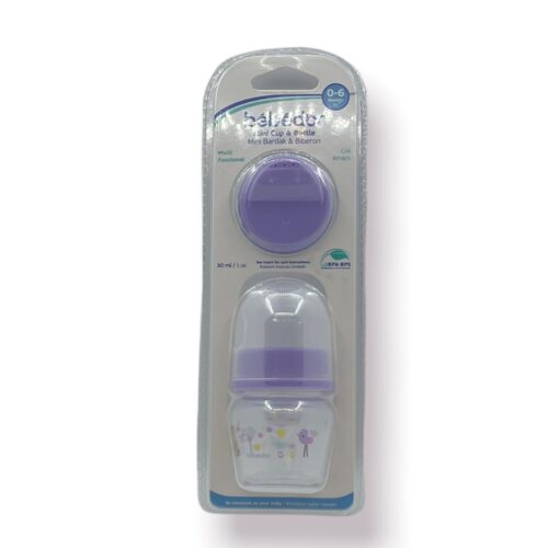 Bebedor Mini Bardak & Biberon 0-6 Ay 30 ML - Mor