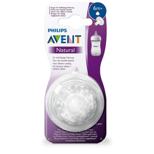 Philips Avent Natural Yoğun Akış Y Kesim +6 Ay 2li Biberon Emziği