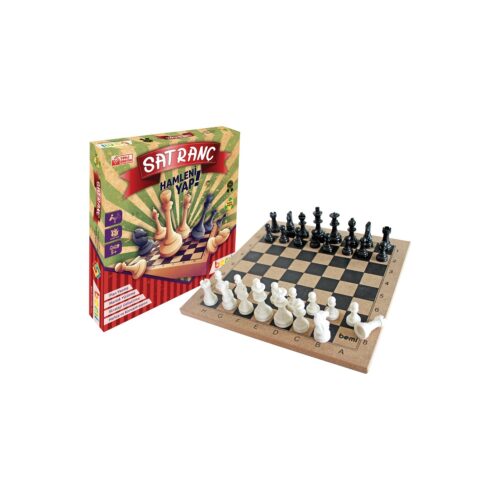 Bemi Ahşap Satranç Gold