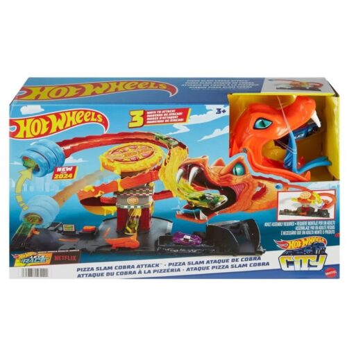 Hot Wheels Pizza Dükkanında Kobra Macerası Oyun Seti HTN81